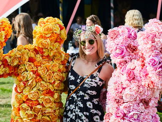 Promo Flower People Costume Character London