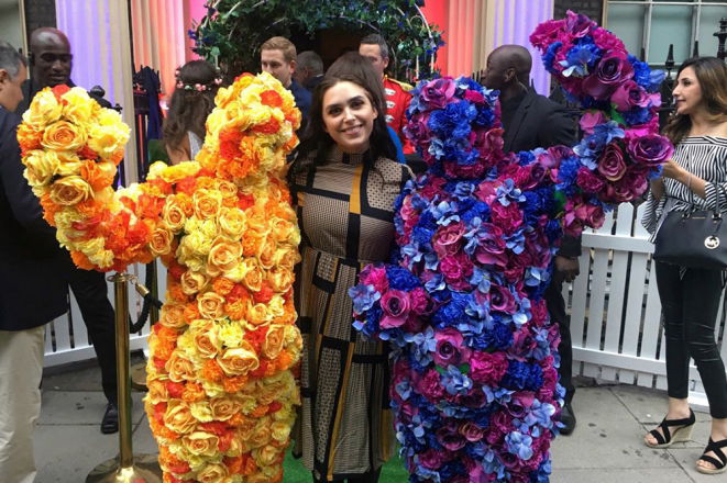 Promo Flower People Costume Character London