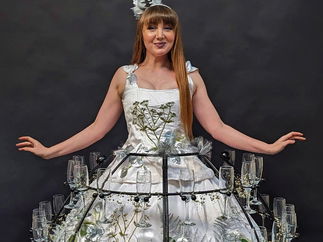 Promo Silver Forest Champagne Skirts Mix and Mingle Entertainer Leicestershire