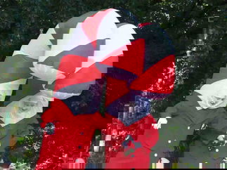 Promo Candy Cane Stilt Walkers Christmas Themed Walkabout Entertainers East Sussex