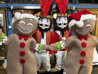 Promo Giant Nutcracker Heads Christmas Entertainer Kent