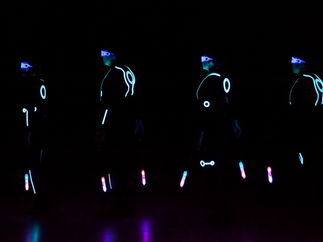 Promo LED Glow Show Circus Performer Leicestershire