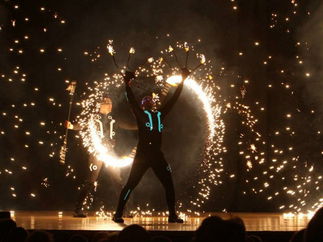 Promo LED Glow Show Circus Performer Leicestershire