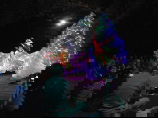 Promo LED Glow Show Circus Performer Leicestershire