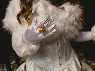 Promo Gold Star Champagne Skirts Christmas Entertainer Leicestershire