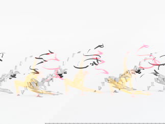 Promo Elite Rhythmic Gymnasts Circus Performer London