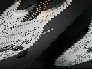 Promo Guitar Guest Book Wedding / Party Guest Book Staffordshire