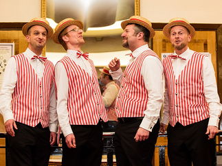 Promo Harmony Barbershop Quartet Acapella group Hertfordshire