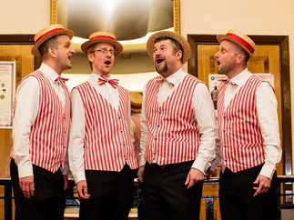 Promo Harmony Barbershop Quartet Acapella group Hertfordshire