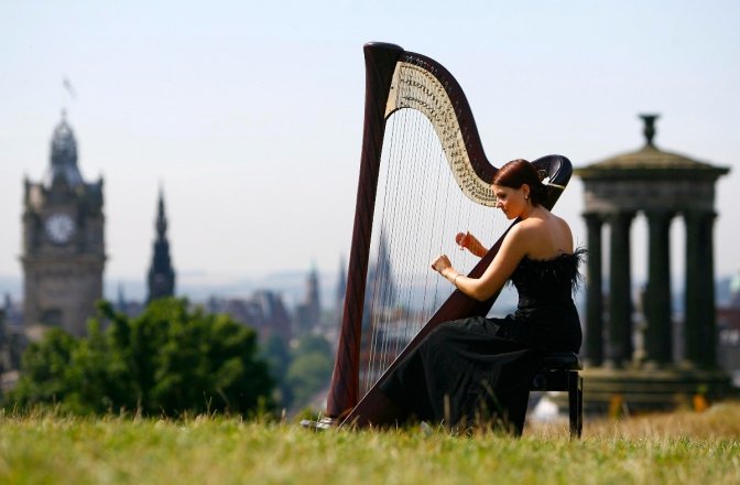 Promo Beautiful Harp Harpist London