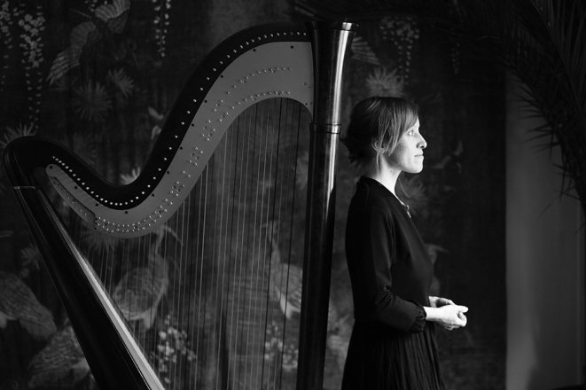 Promo Harp And Heart Harpist Dorset