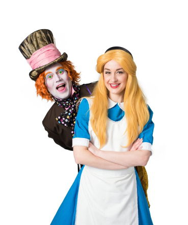 Promo Mad Hatter and Alice in Wonderland Characters Costume Character Norfolk