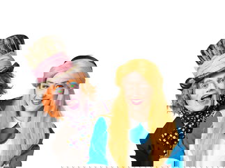 Promo Mad Hatter and Alice in Wonderland Characters Costume Character Norfolk