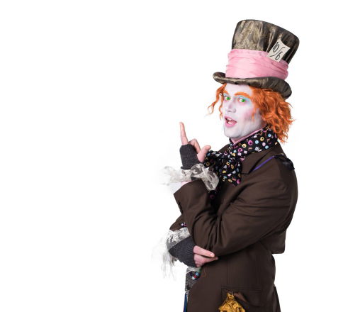 Promo Mad Hatter and Alice in Wonderland Characters Costume Character Norfolk