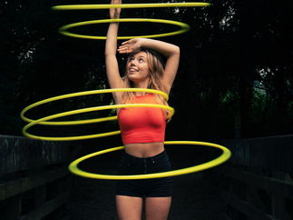 Promo Hula Hoop Sophia Circus Performer Devon