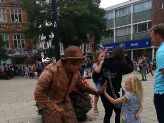 Promo Living Statues and Tables Living Statue Leicestershire