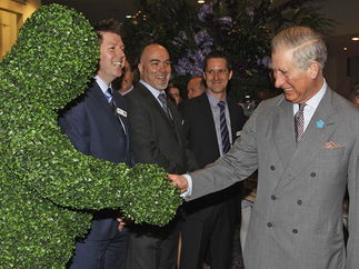 Promo Human Hedges Costume Character London