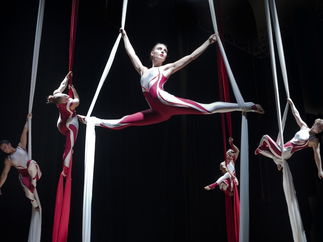 Promo Aerial Silk Displays Circus Performer London