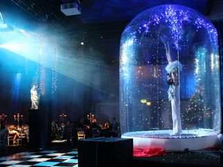 Promo Magical Snowdome Giant Snow Globe Acrobats London
