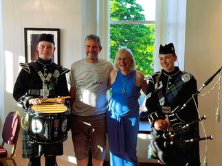 Promo Drums and Pipes Piper Edinburgh