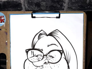 Promo Geeky Caricatures Caricaturist South Lanarkshire