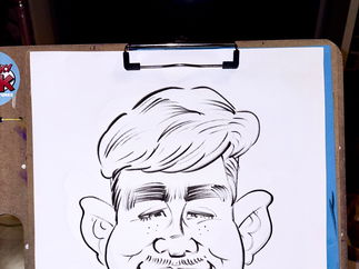 Promo Geeky Caricatures Caricaturist South Lanarkshire