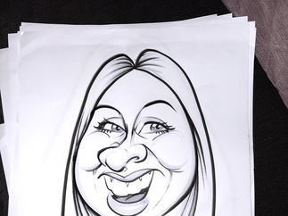 Promo Geeky Caricatures Caricaturist South Lanarkshire