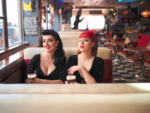 Promo Glamour Ghouls Vintage Vocal Duo West Sussex