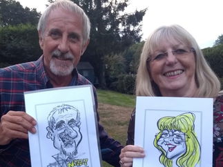 Promo Simons Caricatures Caricaturist Hertfordshire