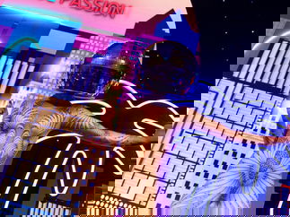 Promo Dazzling Disco Ball Heads Dancer Staffordshire