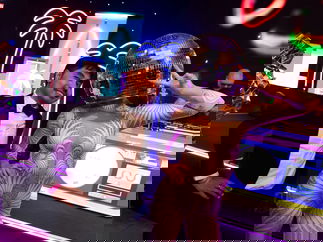 Promo Dazzling Disco Ball Heads Dancer Staffordshire