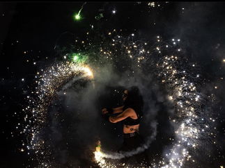 Promo Ruby Reverie Fire Performer London