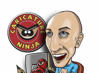 Promo Caricature Ninja Caricaturist Kent