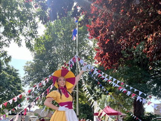 Promo Fiyre Circus Collective Stilt and Fire Performer Staffordshire