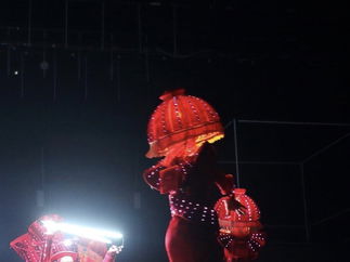 Promo Wonderful RED LED show LED Dance Show Hertfordshire