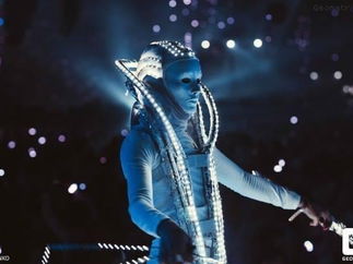 Promo Mysterious WHITE LED show LED Dance Show Hertfordshire