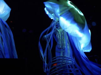 Promo Mysterious WHITE LED show LED Dance Show Hertfordshire