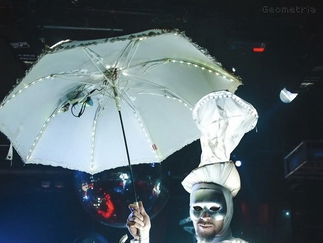 Promo Mysterious WHITE LED show LED Dance Show Hertfordshire