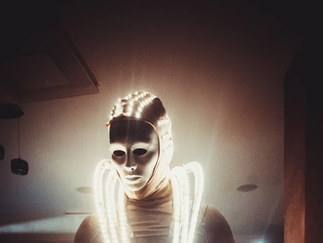 Promo Mysterious WHITE LED show LED Dance Show Hertfordshire