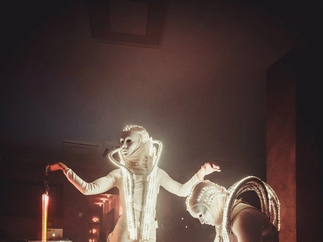 Promo Mysterious WHITE LED show LED Dance Show Hertfordshire