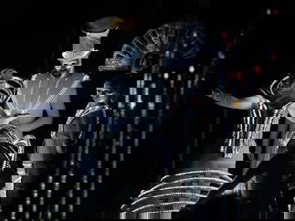 Promo Mysterious WHITE LED show LED Dance Show Hertfordshire