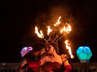 Promo Ruby Reverie Fire Performer London