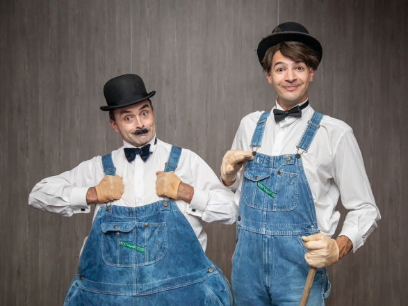 Promo Laurel and Hardy Lookalike  Oxfordshire