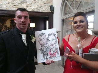 Promo Doodle Me 2 Caricaturist West Lothian area