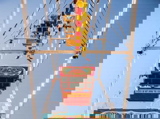 Promo Ferris Wheel Hire Fairground Ride Leicestershire