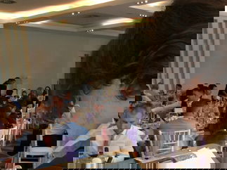 Promo Face To Face Caricaturist Duo Leicestershire