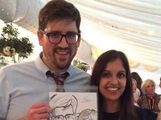 Promo Face To Face Caricaturist Duo Leicestershire