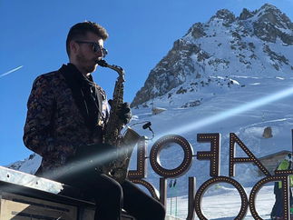 Promo Joe On Sax Saxophonist Hampshire