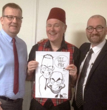 Promo Neil Thomson Caricaturist Glasgow