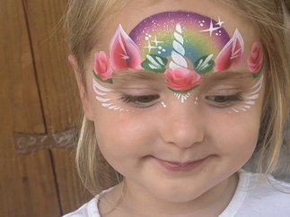 Promo Delightful Faces Face Painter Worcestershire